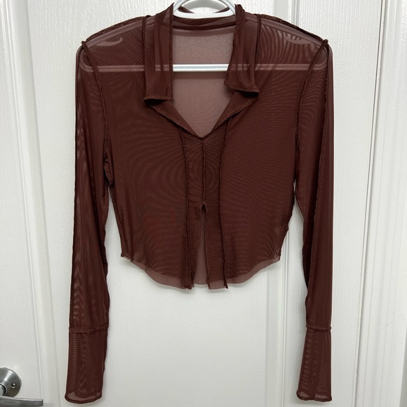 Mesh Sheer Top - Picture 2 of 4